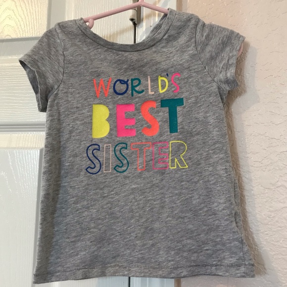 Cat & Jack Other - World’s Best Sister Tee